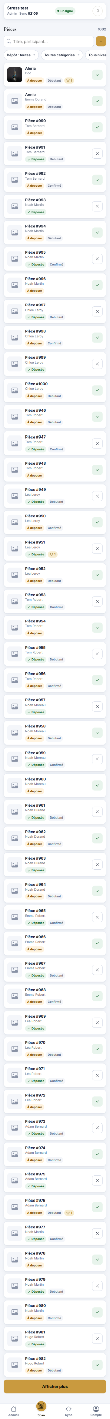 Pièces